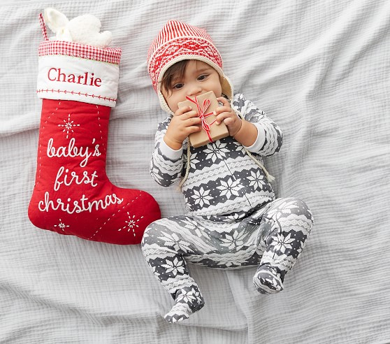 Winter Fair Isle Nursery Pajama | Pottery Barn Kids