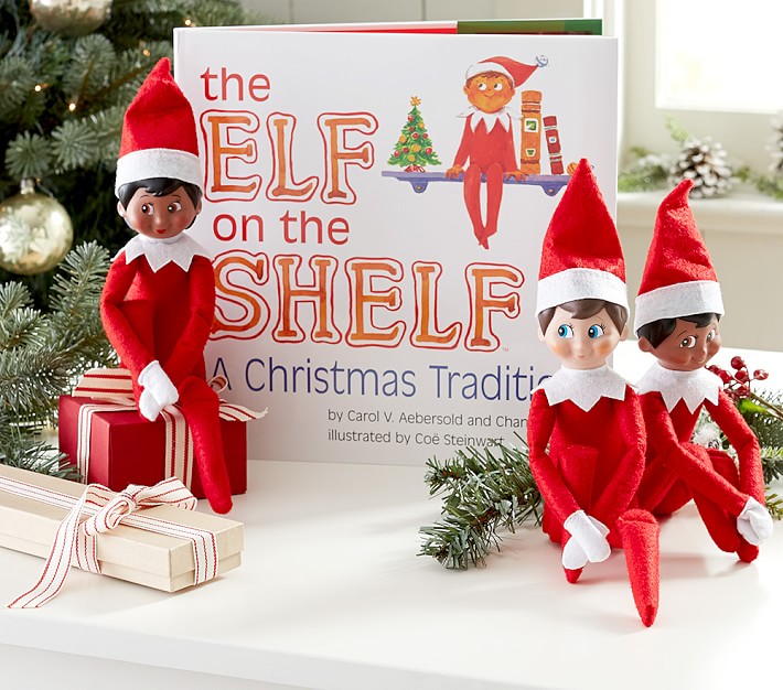 The Elf on the Shelf: A Christmas Tradition (includes blue-eyed girl scout  elf)|Hardcover