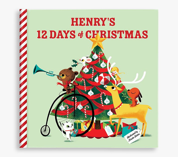 My 12 Days of Christmas Personalized Books, Kids Books