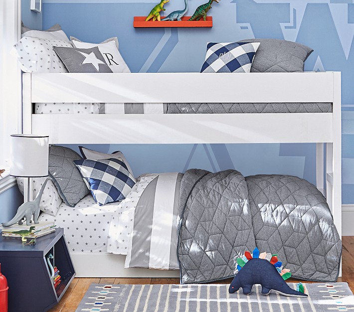 Fillmore Twin-Over-Twin Stair Bunk Bed  Bed for girls room, Bunk beds pottery  barn kids, Bunk beds with stairs