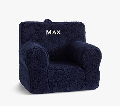 Kids Anywhere Chair®, Navy Cozy Sherpa Slipcover Only