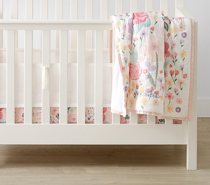 Flora Baby Quilt Pottery Barn Kids