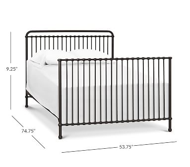 Namesake Winston 4-in-1 Metal Convertible Crib | Pottery Barn Kids