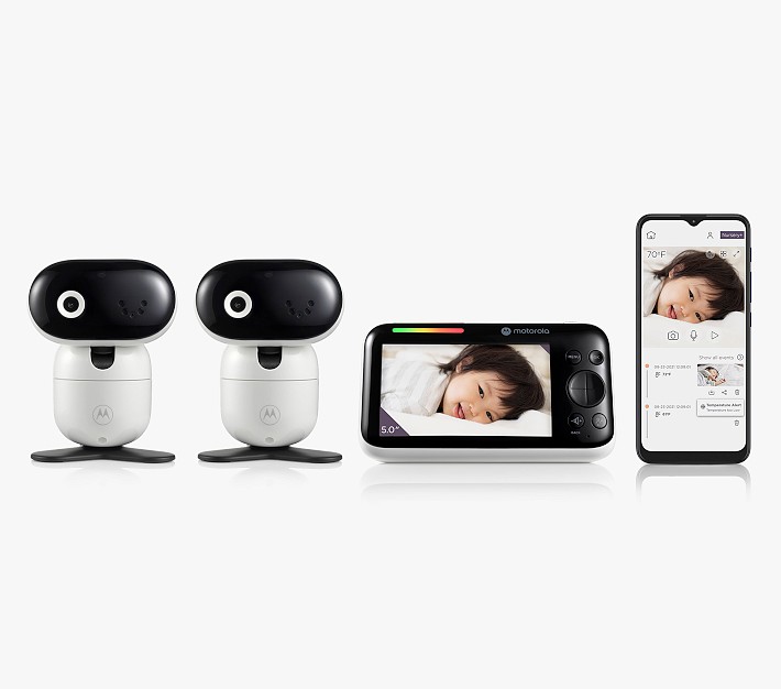Motorola PIP 1610-2 HD Connect 5.0 WiFi HD Motorized Video Baby Monitor  with 2 Cameras