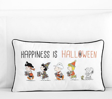 Tossed Happy Halloween Pillow | Little Birdie