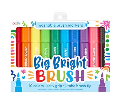 Big Bright Washable Brush Markers | Pottery Barn Kids