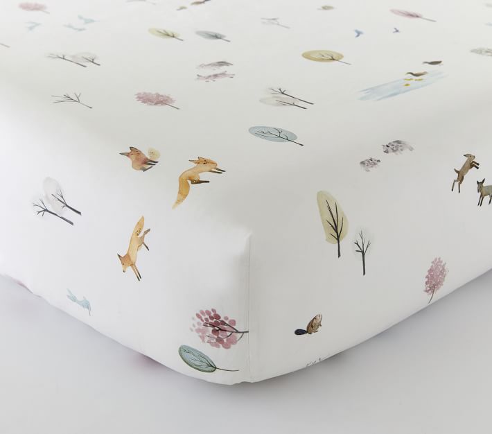 Woodland best sale crib sheets