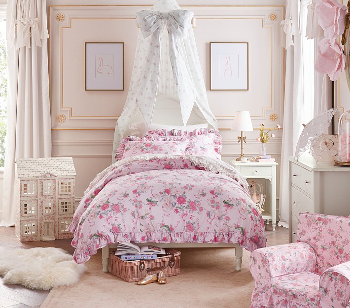 Dreamy Ribbon Ruffle Bedding Set