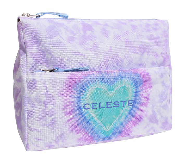 Mackenzie Lavender Heart Tie-Dye Backpack & Lunch Bundle, Set of 3