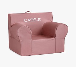 Oversized Anywhere Chair®, Pink Berry Twill