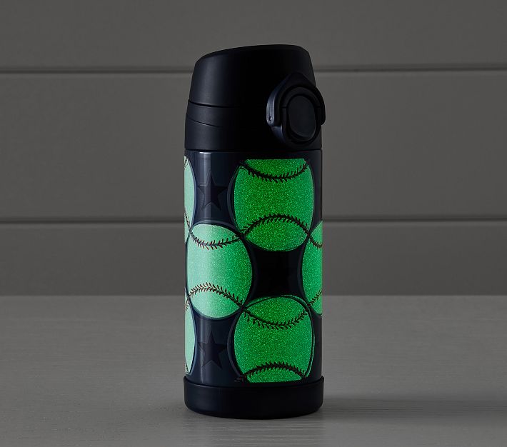 Mackenzie Blue Green Camo Glow-in-the-Dark Water Bottles