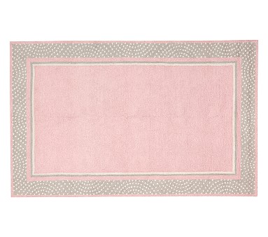 Polka Dot Kids' Bath Rug Pink - Pillowfort™