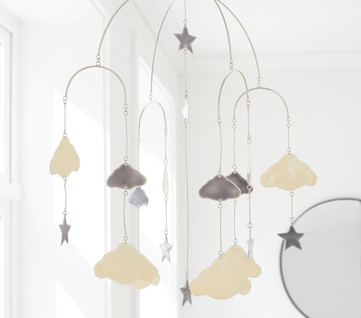 Stars & Cloud Ceiling Baby Mobile | Pottery Barn Kids