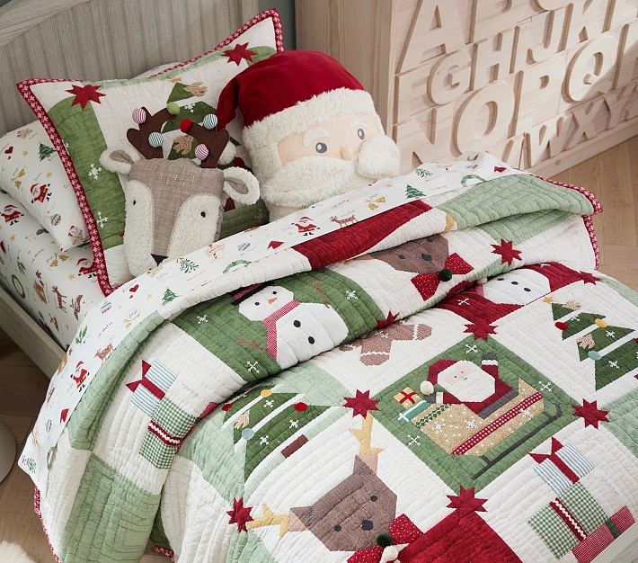 Holiday Heritage Quilt & Shams | Pottery Barn Kids