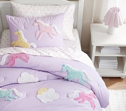 Candlewick Unicorn Comforter & Shams