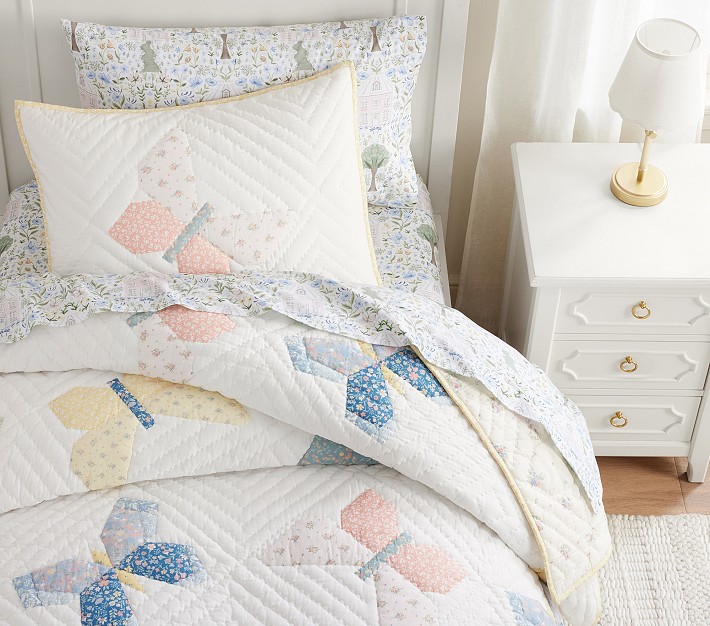 Pottery barn butterfly store bedding