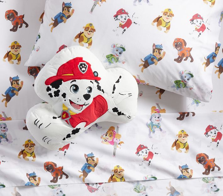 Cartoon Dog Print Fitted Sheet (without Pillowcase), Soft