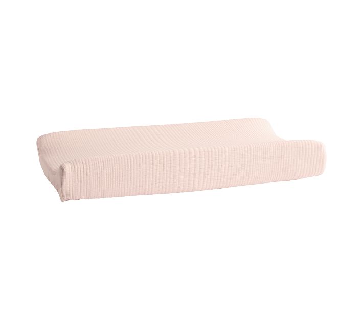 west elm x pbk Organic Matelasse Changing Pad Cover Bedding Basic