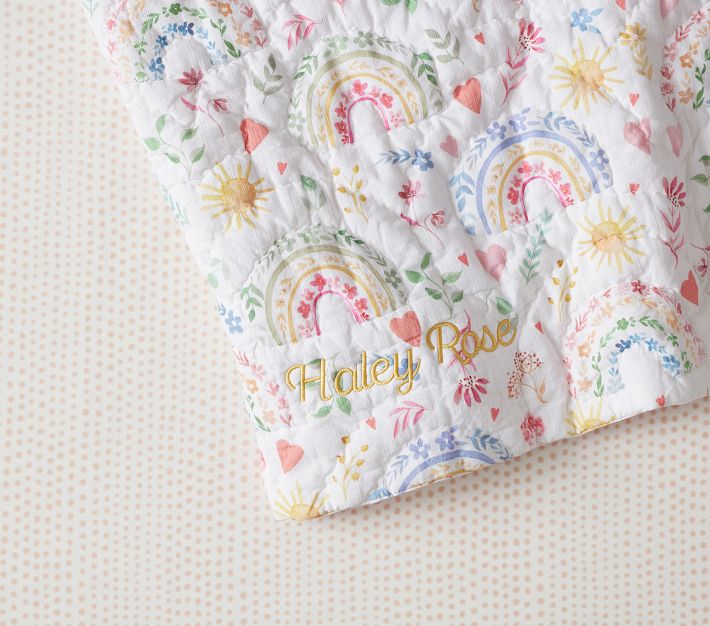 Heritage Rainbow Baby Bedding Pottery Barn Kids