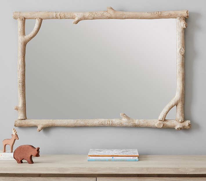 Frames & Mirrors — Birch & Stick Frame Mirror — Woodland Things