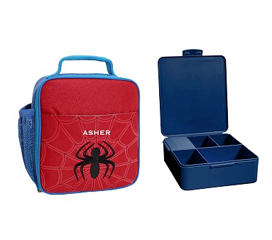 Mackenzie Marvel Spider-Man Glow-in-the-Dark Lunch & Bento Bundle, Set of 2