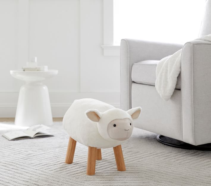 Plush Foot Stool