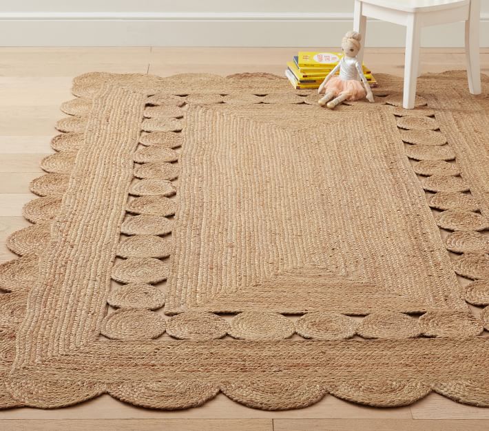 A Scalloped Jute Rug for the Closet — The Grit and Polish