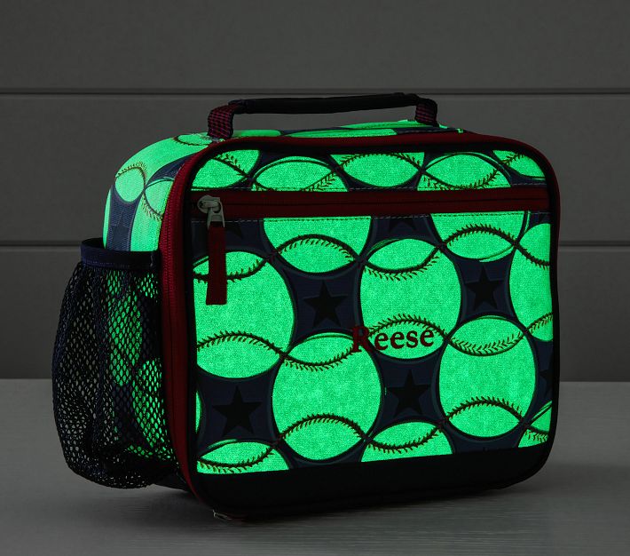 Mackenzie Rainbow Heart Galaxy Glow-in-the-Dark Adaptive Lunch Box