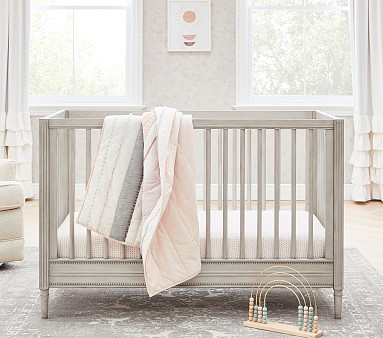 Pottery barn sale oval crib