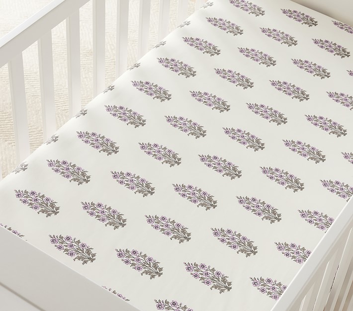 Chenille crib outlet sheet