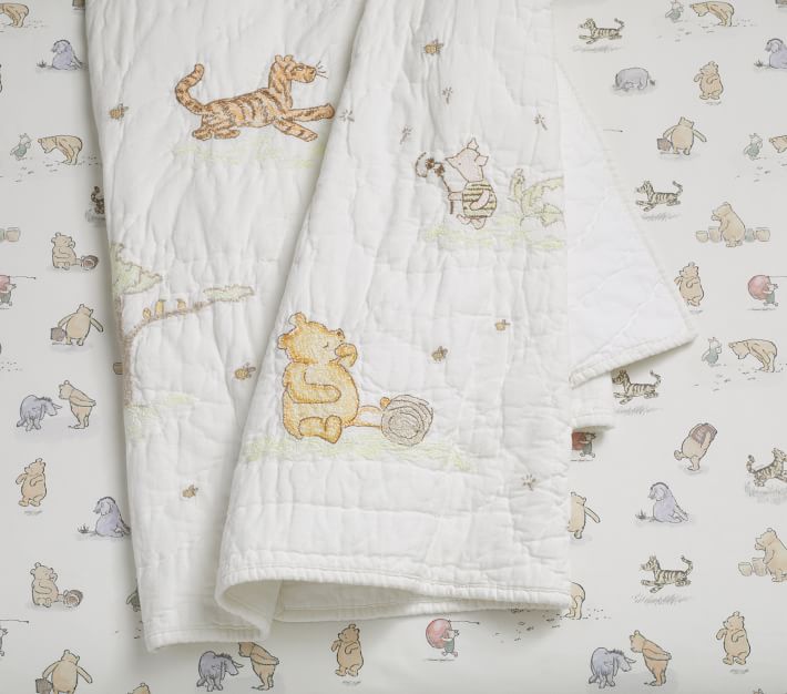 Winnie the pooh shop fitted crib sheet