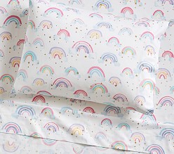 Rainbow Cloud Organic Toddler Sheet Set