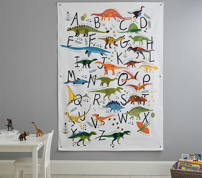 Dinosaur Alphabet Tapestry