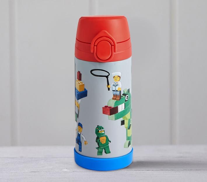 Lego Water Bottle, Kids Tumbler, Toddler Sippy Cup, Lego Design Bottle