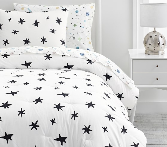 Scandi Starburst Reversible Comforter | Pottery Barn Kids