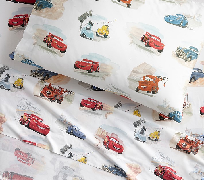 Disney and Pixar&#160;<em>Cars</em>&#160;Organic Toddler Sheet Set