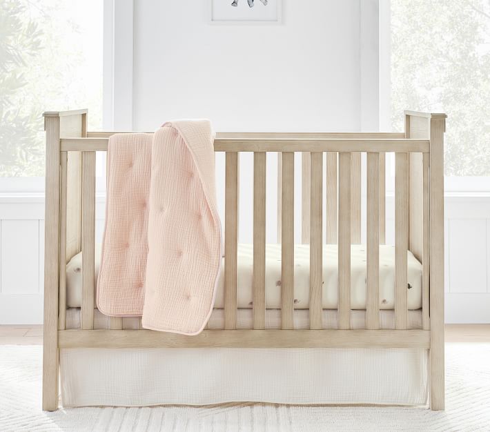 Pottery barn crib clearance skirts