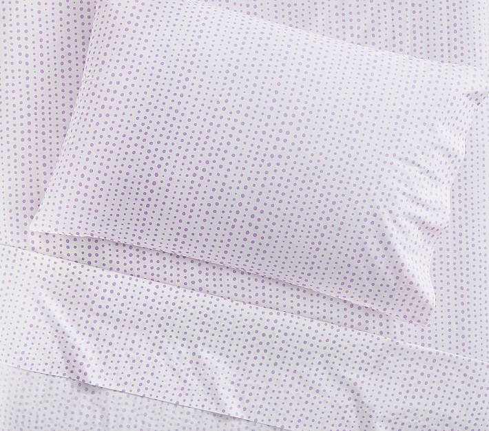 Droplet Dots Organic Sheet Set &amp; Pillowcases