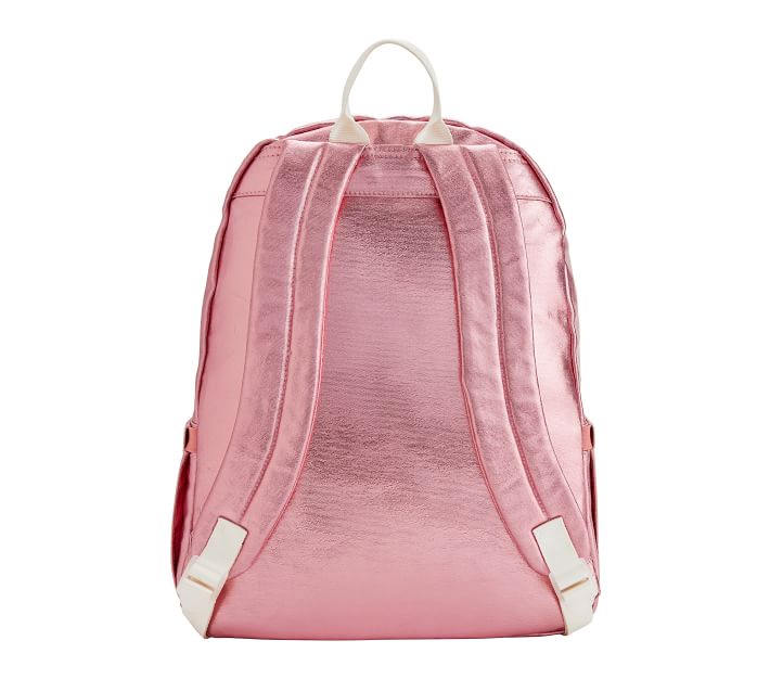 Pink 2025 metallic backpack