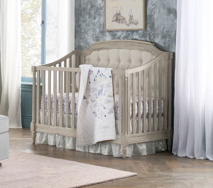 Pottery barn tulle outlet crib skirt