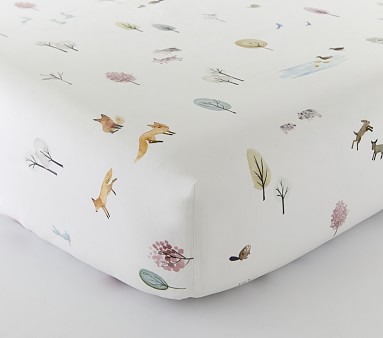 Crib best sale sheets woodland