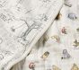 Disney's Winnie the Pooh Oversized Organic Muslin Baby Blanket ...