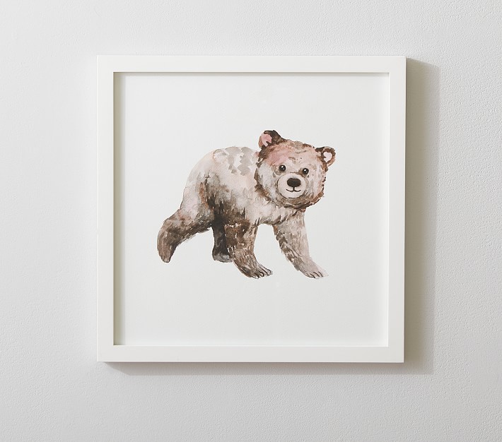 Baby Bear Framed Art