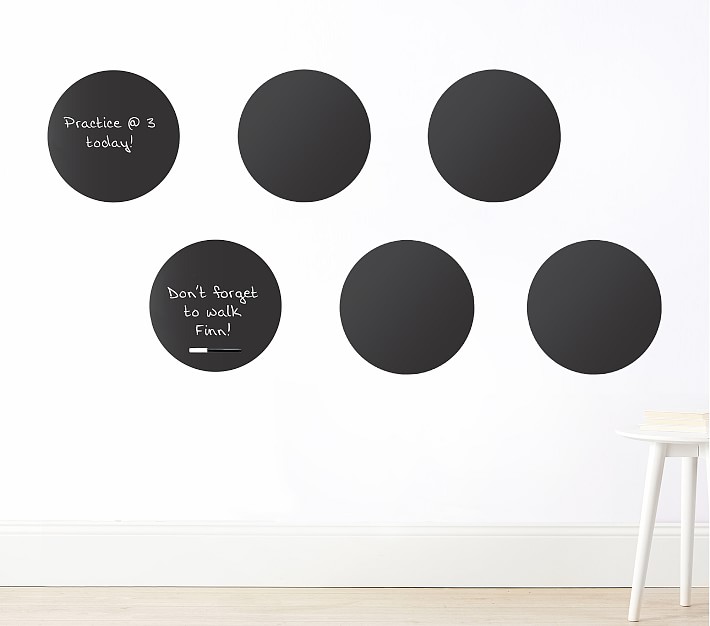 Charcoal Dry Erase Dot Decals Pottery Barn Kids