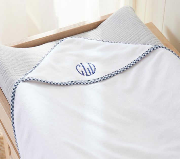 Blue Gingham Baby Hooded Towel – Mainstreet Collection Online