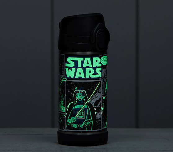 Mackenzie Star Wars™ Comics Glow-in-the-Dark Water Bottles | Pottery ...