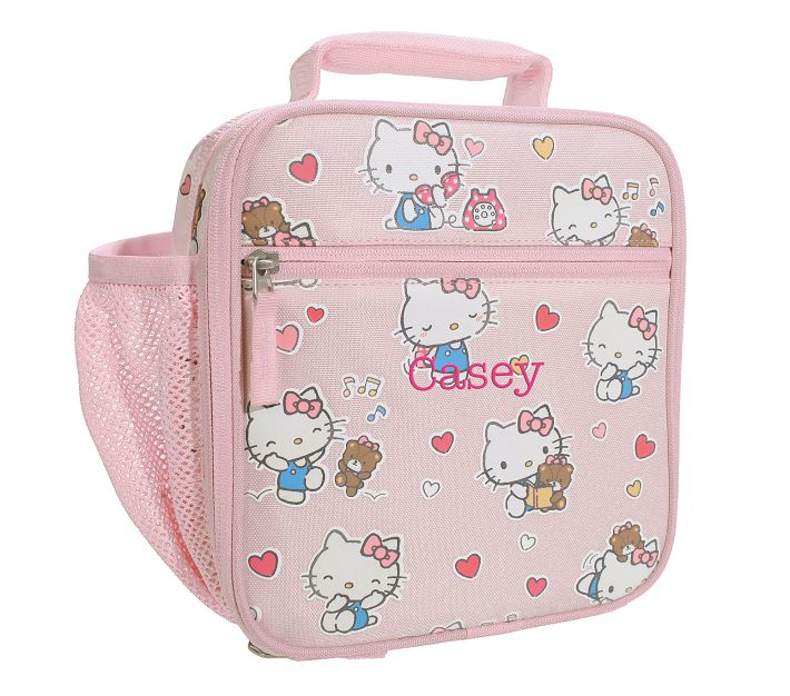 Sanrio Hello Kitty 2-Stage Bento Box Girls Plastic Lunch Container Pink Kids