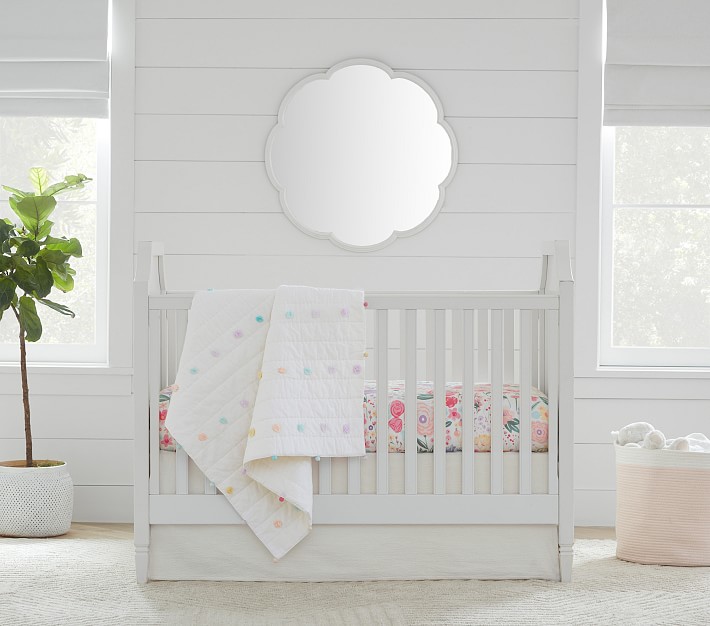 Bright Pom-Pom Baby Bedding Set