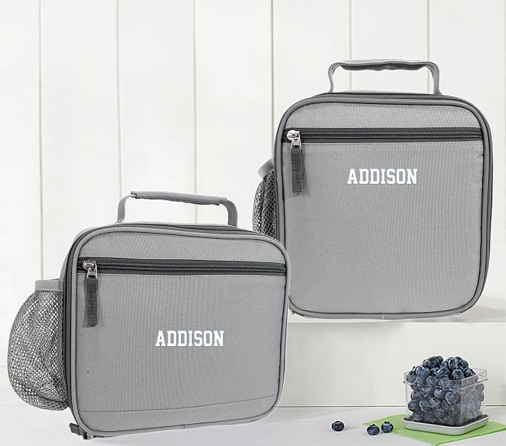Fairfax Solid Gray Lunch Boxes