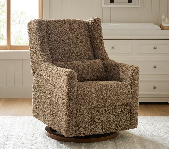 Babyletto Kiwi Swivel Glider Recliner Chair Nursery Ottoman